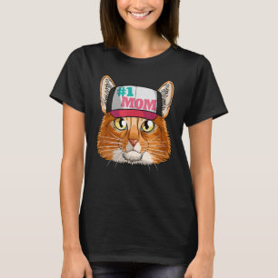Somali Cat 1 Mama Mütter Tagesdekoration T-Shirt