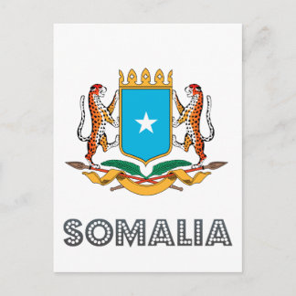 Somali-Emblem Postkarte