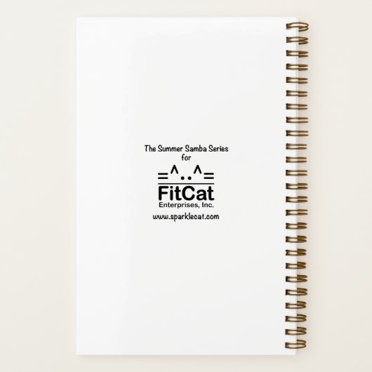 Somali Katze mit Herz Notizblock (Rückseite)