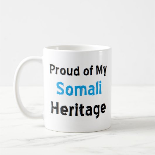 Somali Kulturkaffee-Tasse Kaffeetasse (Links)