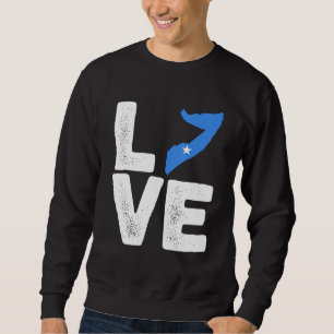 Somali stolz Liebe Somalia Flag Schwarze Geschicht Sweatshirt