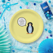 Somali Talking Frau Penguin Personalisiert Pappteller (Party)