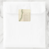 Somalia, Afrika 34 Quadratischer Aufkleber (Tasche)