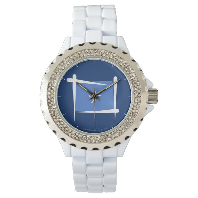 Somalia-Brush-Flag Armbanduhr (Vorderseite)