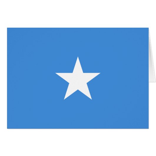 Somalia Flag (Vorderseite (Horizontal))
