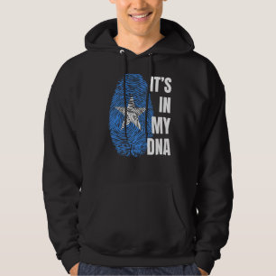 Somalia Flag DNA Fingerprint Schwarze Geschichte M Hoodie