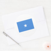 Somalia FLAG International Runder Aufkleber (Umschlag)