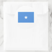 Somalia FLAG International Runder Aufkleber (Tasche)
