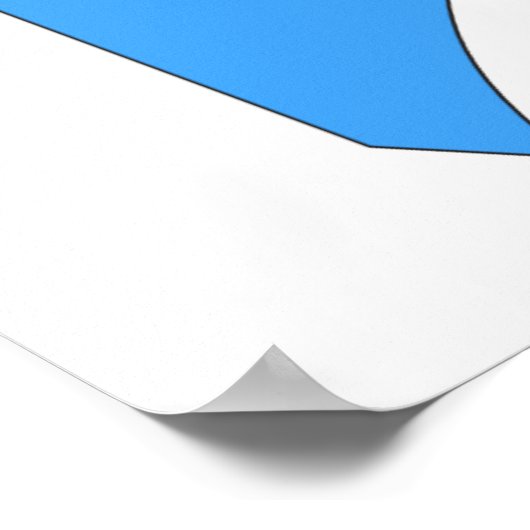 Somalia-Flag-Karte Poster (Ecke)