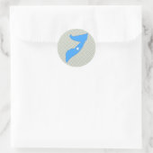 Somalia-Flag-Karte Runder Aufkleber (Tasche)
