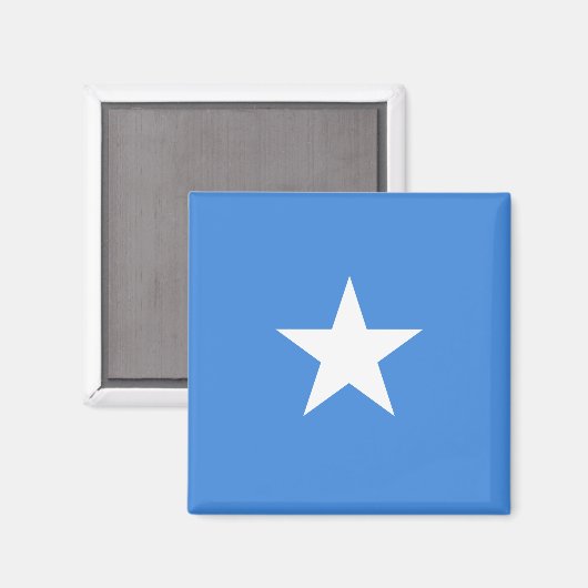Somalia Flag Magnet (Vorderseite/Rückseite)
