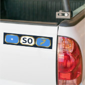 Somalia Flag Map Code Autoaufkleber (Auf Lkw)