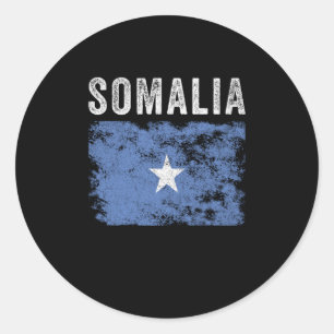 Somalia Flag Not - somalische Flagge Runder Aufkleber