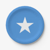 Somalia Flag Pappteller (Vorderseite)