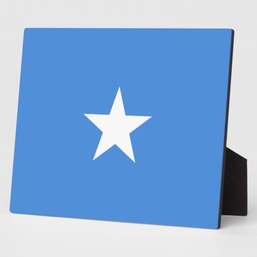 Somalia Flag Plaque Fotoplatte (Seite)