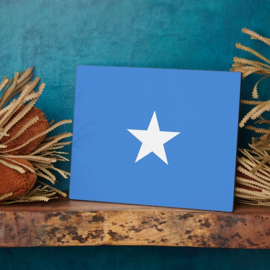 Somalia Flag Plaque Fotoplatte (Seite)