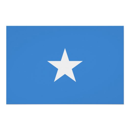 Somalia Flag Poster (Vorderseite)