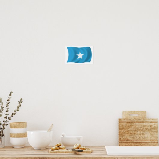 Somalia Flag Poster Print (Küche)