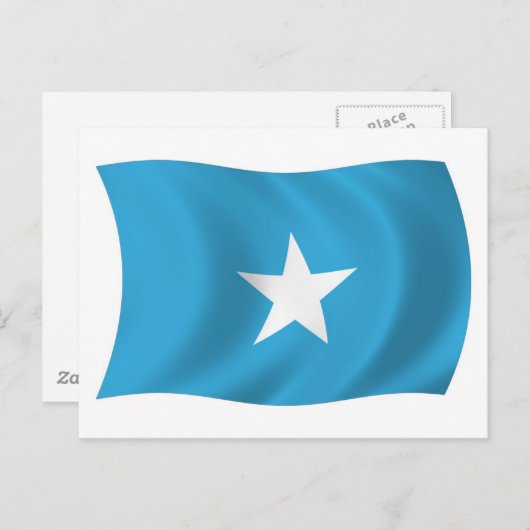 Somalia Flag Postkarte (Vorne/Hinten)