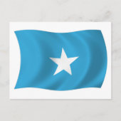 Somalia Flag Postkarte (Vorderseite)