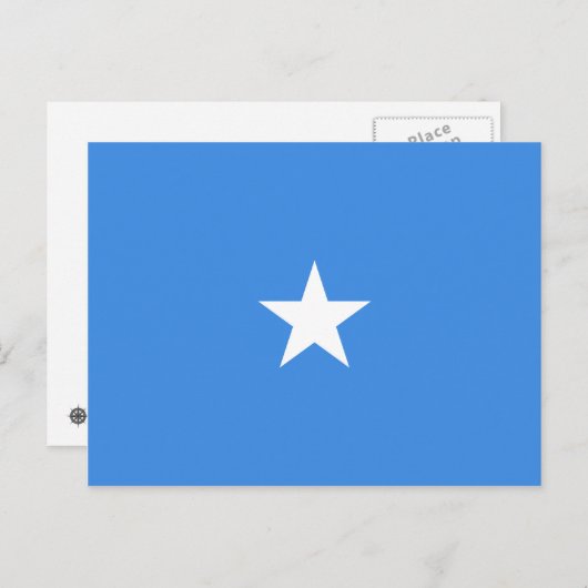 Somalia Flag Postkarte (Vorne/Hinten)