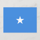 Somalia Flag Postkarte (Vorderseite)