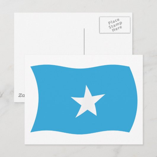 Somalia Flag Postkarte (Vorne/Hinten)