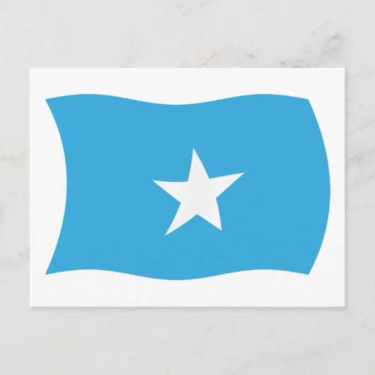 Somalia Flag Postkarte (Vorderseite)