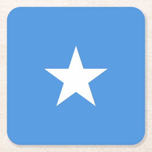Somalia Flag Rechteckiger Pappuntersetzer (Vorderseite)