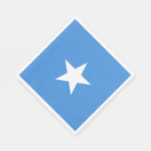 Somalia Flag Serviette (Ecke)