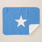 Somalia Flag Sherpadecke (Vorderseite (Horizontal))