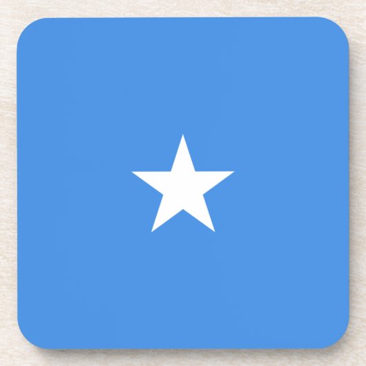Somalia Flag Untersetzer (Vorderseite)