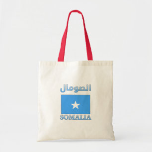 Somalia-Flagge ا ل ص و م ل arabisch & englisch Wor Tragetasche