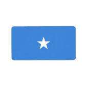 Somalia-Flagge Adressaufkleber (Vorne)