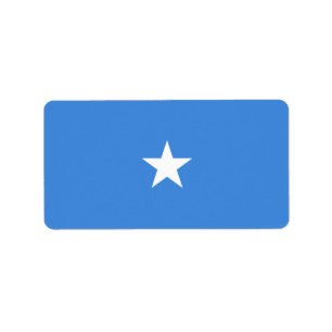 Somalia-Flagge Adressaufkleber
