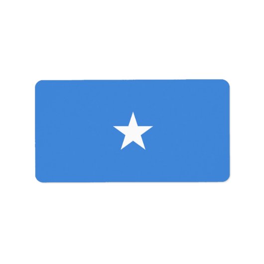 Somalia-Flagge Adressaufkleber (Vorne)