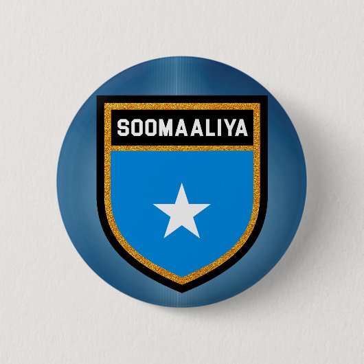 Somalia-Flagge Button (Vorderseite)