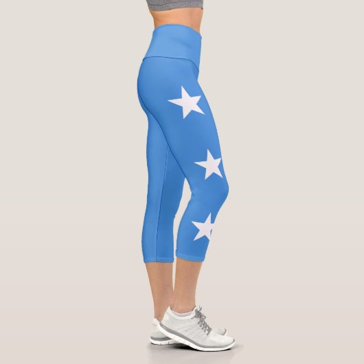 Somalia-Flagge Capri Leggings (Rechts)