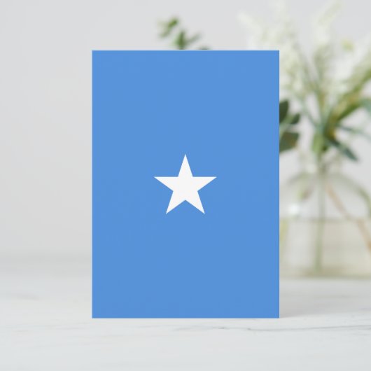 Somalia-Flagge Dankeskarte (Stehend Vorderseite)