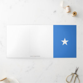 Somalia-Flagge Dreifach Gefaltete Karte