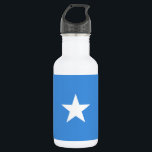 Somalia-Flagge Edelstahlflasche<br><div class="desc">Patriotische Flagge Somalias.</div>