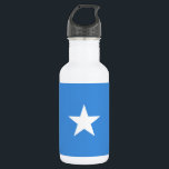 Somalia-Flagge Edelstahlflasche<br><div class="desc">Patriotische Flagge Somalias.</div>