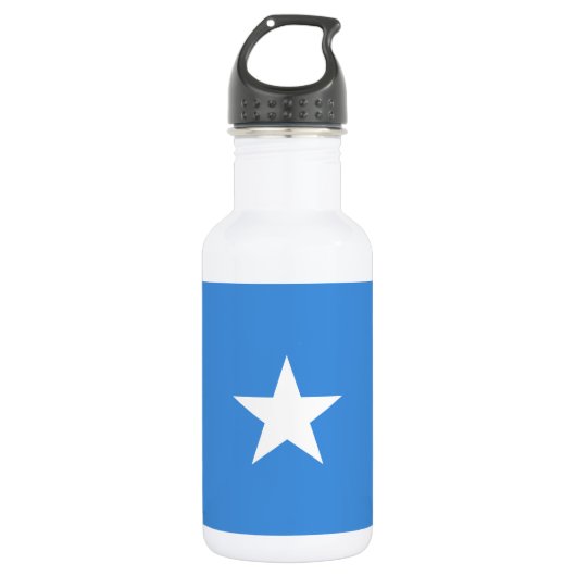 Somalia-Flagge Edelstahlflasche (Vorderseite)