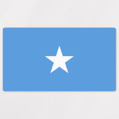 Somalia-Flagge Etiketten (Design 1)