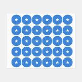 Somalia-Flagge Etiketten (Blatt)