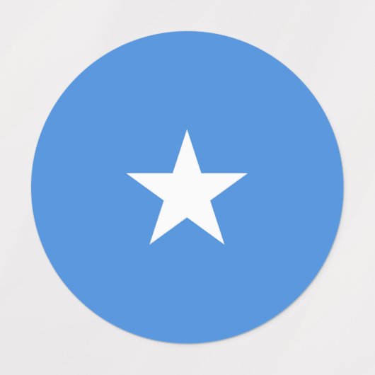 Somalia-Flagge Etiketten (Design 2)