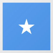 Somalia-Flagge Fensteraufkleber (Blatt)