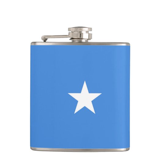 Somalia-Flagge Flachmann (Vorderseite)