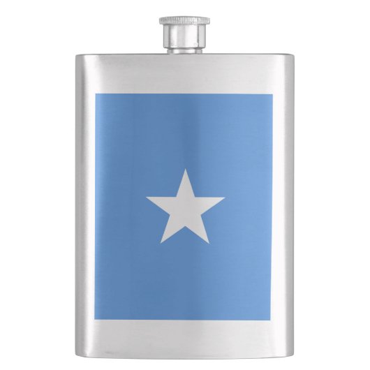 Somalia-Flagge Flachmann (Vorderseite)