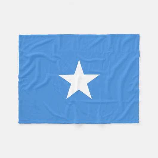 Somalia-Flagge Fleecedecke (Vorderseite (Horizontal))
